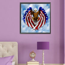 Load image into Gallery viewer, American Eagle 50*50CM (canvas) Full Round Drill Diamond Painting
