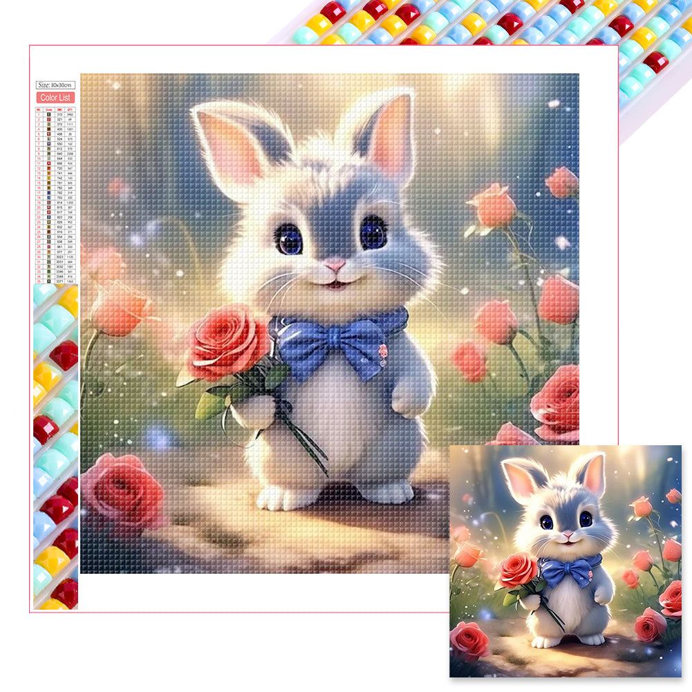 Bunny 30*30CM (canvas) Full Square Drill Diamond Painting