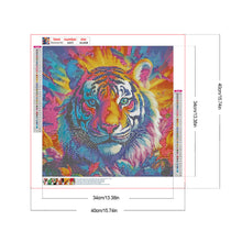 Load image into Gallery viewer, Tiger 40*40CM (canvas) Full Round Drill Diamond Painting
