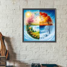 Load image into Gallery viewer, Four Seasons Scenery 40*40CM (canvas) Full Round Drill Diamond Painting
