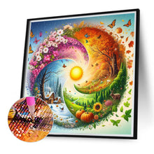 Load image into Gallery viewer, Four Seasons Scenery 40*40CM (canvas) Full Round Drill Diamond Painting
