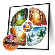 Load image into Gallery viewer, Four Seasons Scenery 40*40CM (canvas) Full Round Drill Diamond Painting
