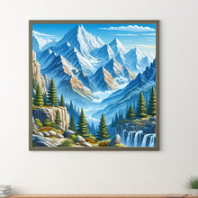 Load image into Gallery viewer, Iceberg Forest 30*30CM (canvas) Full Round Drill Diamond Painting
