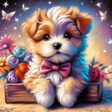 Load image into Gallery viewer, Yarn Dog 30*30CM (canvas) Full Round Drill Diamond Painting
