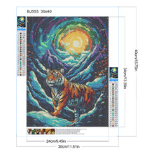 Load image into Gallery viewer, Tiger 30*40CM (canvas) Full Round Drill Diamond Painting
