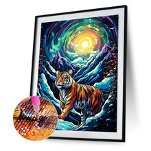 Load image into Gallery viewer, Tiger 30*40CM (canvas) Full Round Drill Diamond Painting
