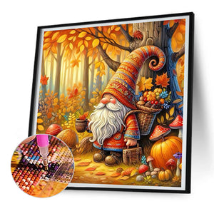 Autumn Goblin 30*30CM (canvas) Full Round Drill Diamond Painting