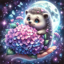 Load image into Gallery viewer, Hedgehog And Flowers 30*30CM (canvas) Full Round Drill Diamond Painting
