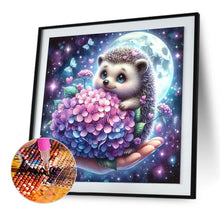 Load image into Gallery viewer, Hedgehog And Flowers 30*30CM (canvas) Full Round Drill Diamond Painting
