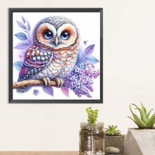 Load image into Gallery viewer, Owl 30*30CM (canvas) Full Round Drill Diamond Painting
