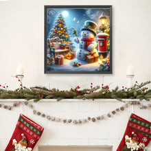 Load image into Gallery viewer, Christmas Snowman 40*40CM (canvas) Full Round Drill Diamond Painting
