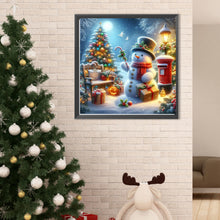 Load image into Gallery viewer, Christmas Snowman 40*40CM (canvas) Full Round Drill Diamond Painting
