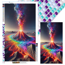 Load image into Gallery viewer, Colorful Volcano Eruption 40*70CM (canvas) Full Round Drill Diamond Painting
