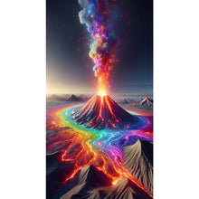 Load image into Gallery viewer, Colorful Volcano Eruption 40*70CM (canvas) Full Round Drill Diamond Painting
