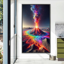 Load image into Gallery viewer, Colorful Volcano Eruption 40*70CM (canvas) Full Round Drill Diamond Painting
