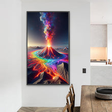 Load image into Gallery viewer, Colorful Volcano Eruption 40*70CM (canvas) Full Round Drill Diamond Painting
