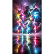 Load image into Gallery viewer, Colorful Lightning 40*70CM (canvas) Full Round Drill Diamond Painting
