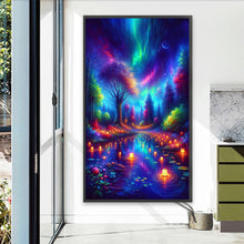 Load image into Gallery viewer, Colorful Aurora And Lights 40*70CM (canvas) Full Round Drill Diamond Painting
