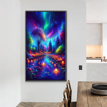 Load image into Gallery viewer, Colorful Aurora And Lights 40*70CM (canvas) Full Round Drill Diamond Painting
