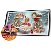 Load image into Gallery viewer, Merry Christmas 70*40CM (canvas) Full Round Drill Diamond Painting
