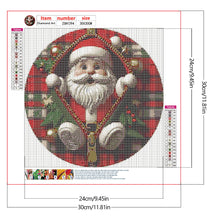 Load image into Gallery viewer, Santa Claus 30*30CM (canvas) Full Round Drill Diamond Painting
