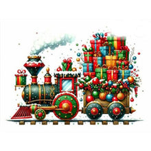 Load image into Gallery viewer, Christmas Gift Train 40*30CM (canvas) Full Square Drill Diamond Painting
