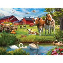 Load image into Gallery viewer, Pasture 40*30CM (canvas) Full Square Drill Diamond Painting
