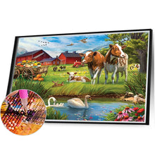 Load image into Gallery viewer, Pasture 40*30CM (canvas) Full Square Drill Diamond Painting
