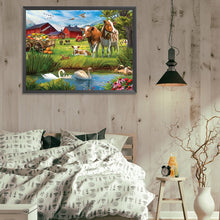 Load image into Gallery viewer, Pasture 40*30CM (canvas) Full Square Drill Diamond Painting
