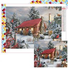 Load image into Gallery viewer, Snow House 40*50CM (canvas) Full Square Drill Diamond Painting
