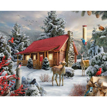 Load image into Gallery viewer, Snow House 40*50CM (canvas) Full Square Drill Diamond Painting
