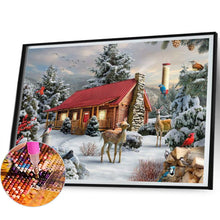 Load image into Gallery viewer, Snow House 40*50CM (canvas) Full Square Drill Diamond Painting
