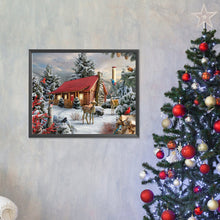 Load image into Gallery viewer, Snow House 40*50CM (canvas) Full Square Drill Diamond Painting
