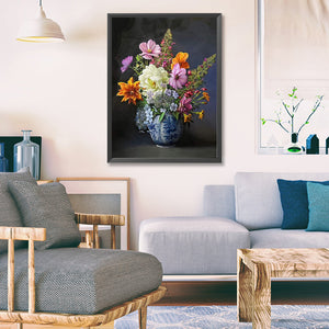 Flower Vase 45*60CM (canvas) Full Square Drill Diamond Painting