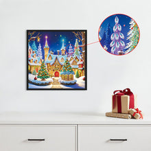 Load image into Gallery viewer, Christmas Atmosphere House 30*30CM (canvas) Special Shaped Drill Diamond Painting
