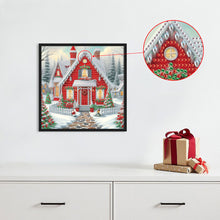 Load image into Gallery viewer, Christmas Atmosphere House 30*30CM (canvas) Special Shaped Drill Diamond Painting
