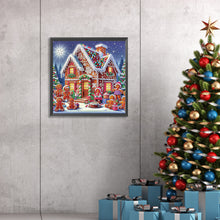 Load image into Gallery viewer, Christmas Atmosphere House 30*30CM (canvas) Special Shaped Drill Diamond Painting
