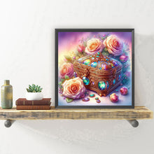 Load image into Gallery viewer, Rose Treasure Box 30*30CM (canvas) Full Round Drill Diamond Painting
