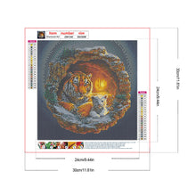 Load image into Gallery viewer, Cave Tiger 30*30CM (canvas) Full Round Drill Diamond Painting
