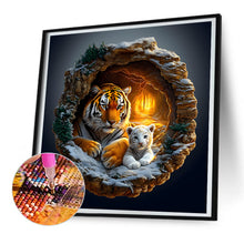 Load image into Gallery viewer, Cave Tiger 30*30CM (canvas) Full Round Drill Diamond Painting
