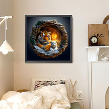 Load image into Gallery viewer, Cave Tiger 30*30CM (canvas) Full Round Drill Diamond Painting
