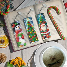 Load image into Gallery viewer, 3Pcs Special Shape Christmas Diamond Painting Bookmark for Book Lovers
