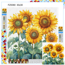 Load image into Gallery viewer, Sunflower 30*30CM (canvas) Full Square Drill Diamond Painting
