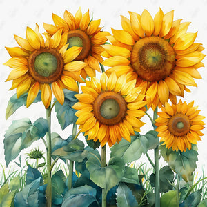 Sunflower 30*30CM (canvas) Full Square Drill Diamond Painting