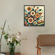 Load image into Gallery viewer, Simple Bouquet 30*30CM (canvas) Full Round Drill Diamond Painting
