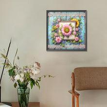 Load image into Gallery viewer, Pink Sunflower 30*30CM (canvas) Full Round Drill Diamond Painting
