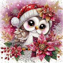 Load image into Gallery viewer, Christmas Owl 30*30CM (canvas) Full Round Drill Diamond Painting
