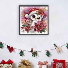 Load image into Gallery viewer, Christmas Owl 30*30CM (canvas) Full Round Drill Diamond Painting
