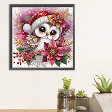 Load image into Gallery viewer, Christmas Owl 30*30CM (canvas) Full Round Drill Diamond Painting
