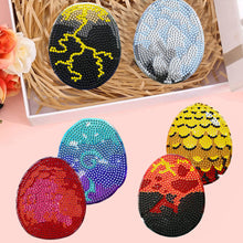 Load image into Gallery viewer, 8Pcs Wooden Easter Eggs Diamond Art Coasters DIY Coaster Diamond Dot Kits
